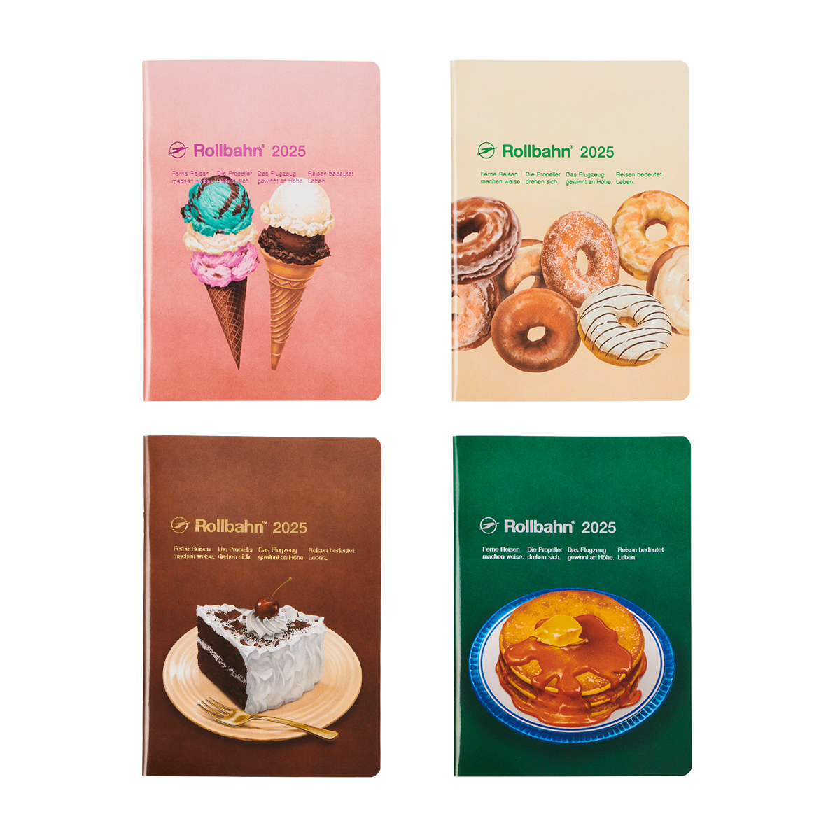 ロルバーン アメリカンスイーツ 4冊セット A5 ダイアリー 2025