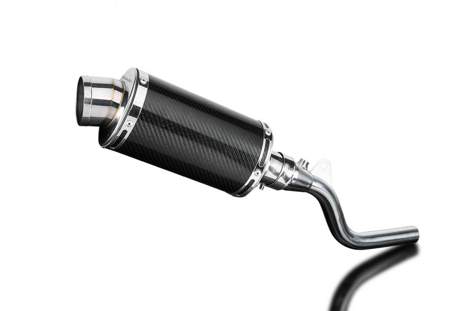 Slip on 9 Inch Oval Carbon Fiber Muffler for KLX250