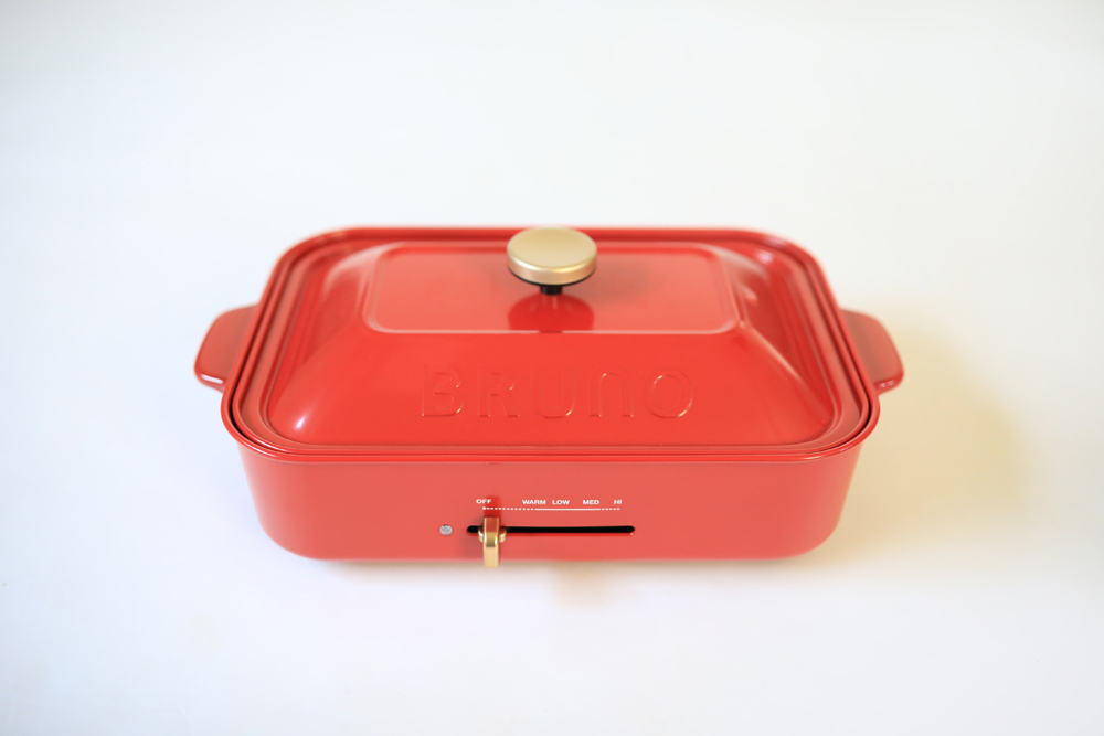 BRUNO コンパクトホットプレート】毎日の料理やパーティーに大活躍