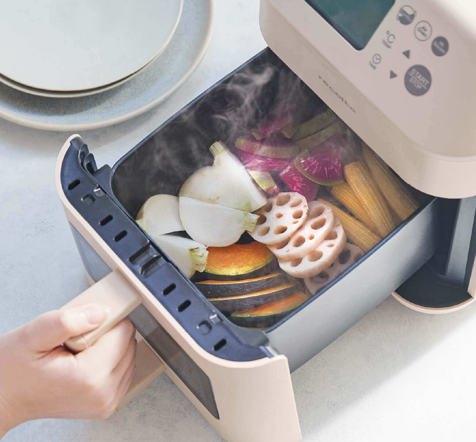 蒸気と熱風で料理が変わる｜レコルト｜ハイスチームエアーオーブン