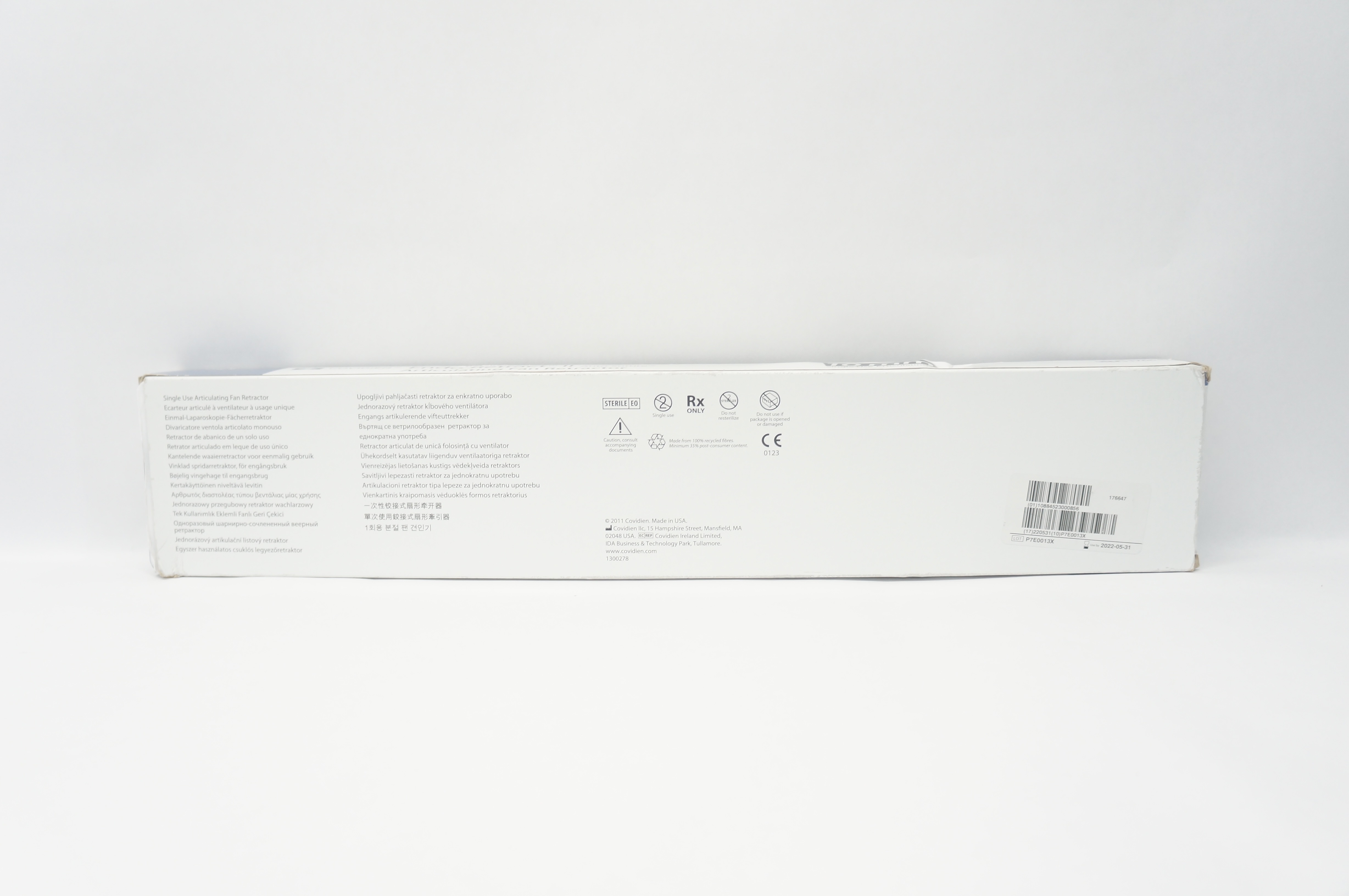 Covidien 176647 Endo Retract II Articulating fan Retractor 10mm (x)