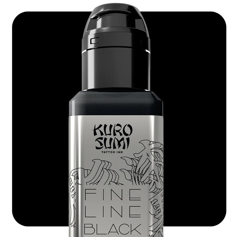 DHM TATTOO SUPPLY / FINE LINE BLACK （ 細いライン用 ）KURO SUMI