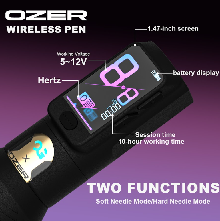 DHM TATTOO SUPPLY / OZERxOG Fury II Tattoo Machine ストローク4.2