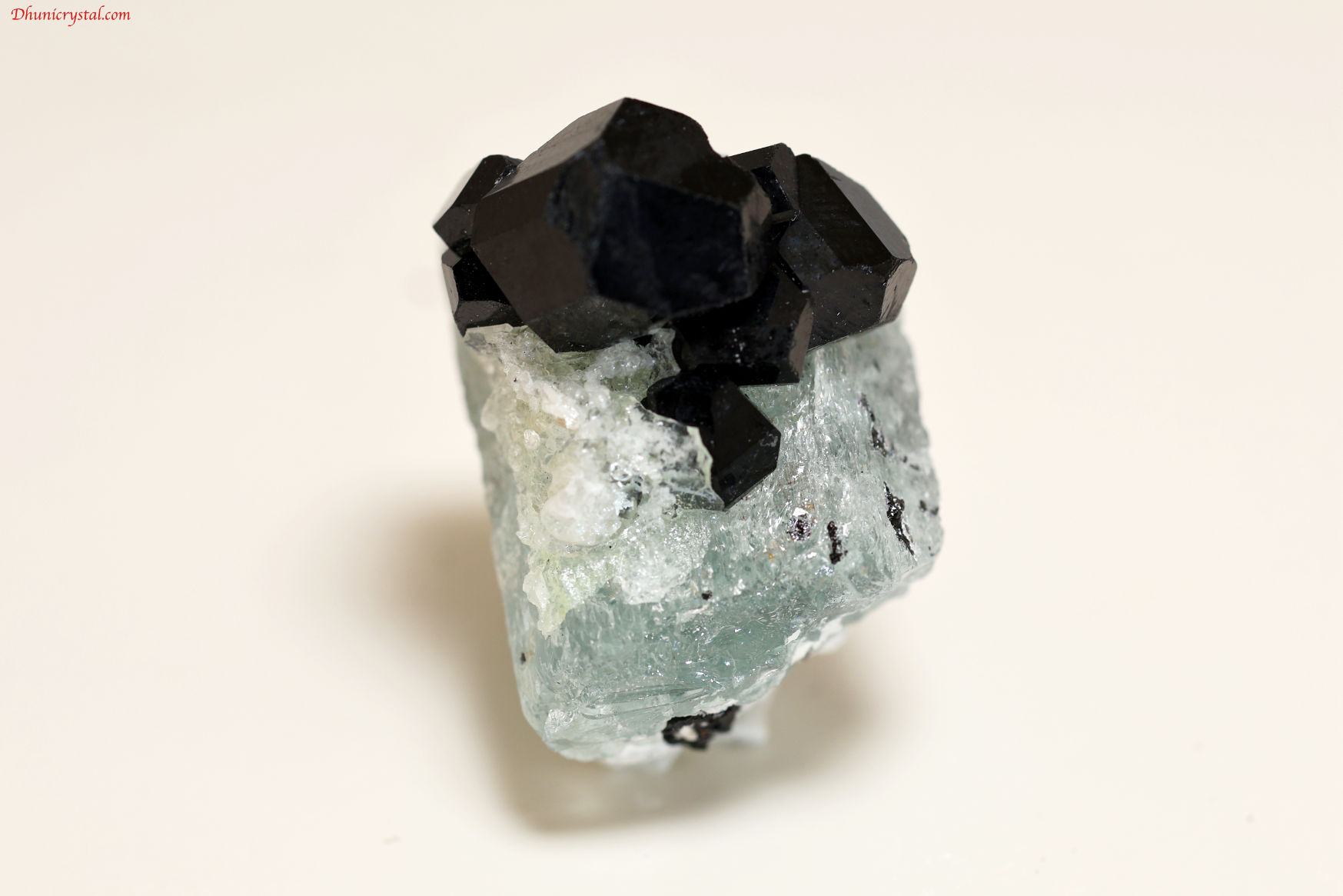 アクアマリン :ブラックトルマリン共生:ベトナムタインホア産40g