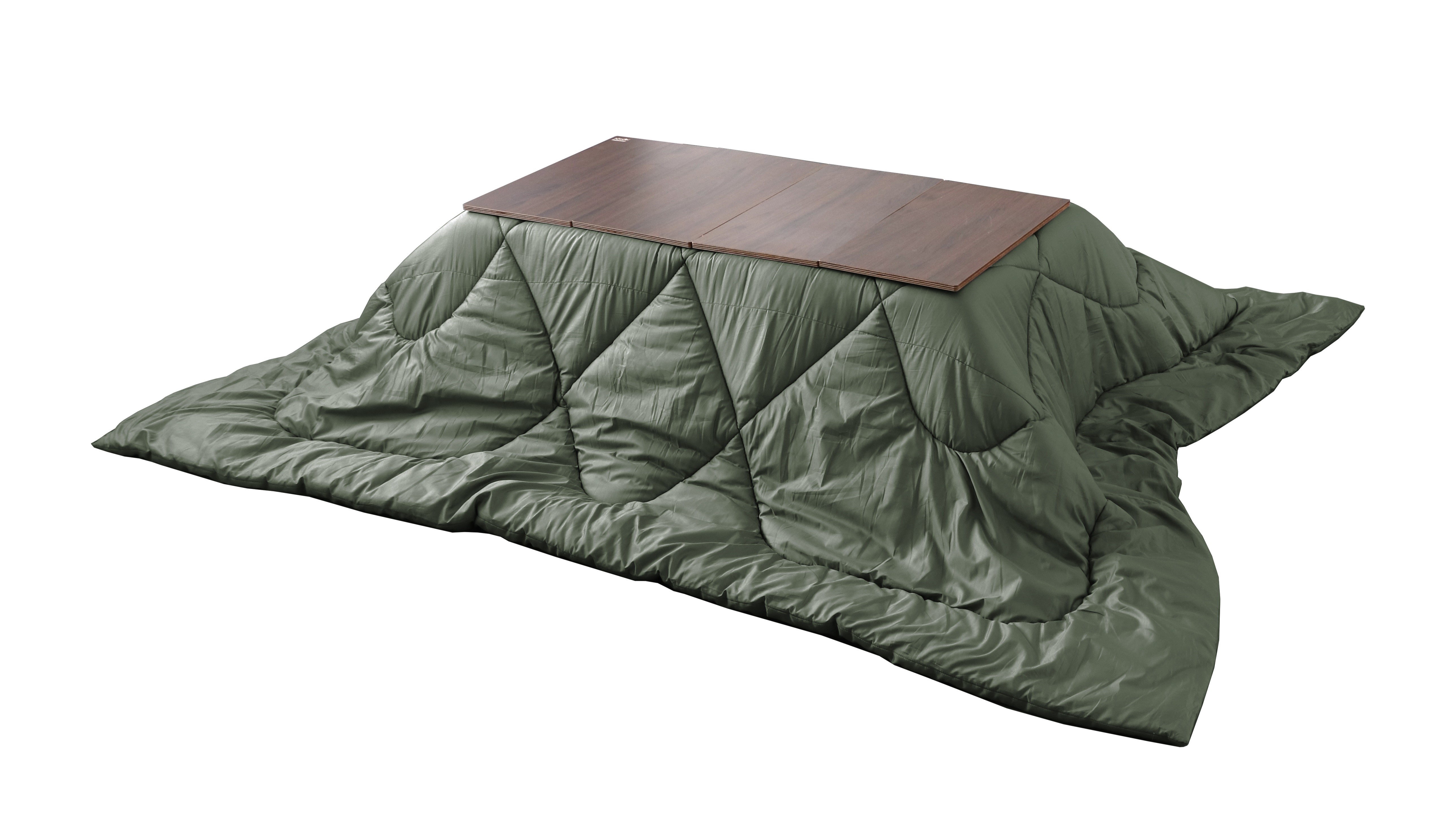 冬キャンプでお座敷こたつを楽しめるAlpen Outdoors「アルミユニット