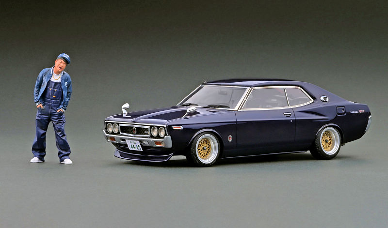 自動車 1/18 Nissan Laurel 2000SGX Purple 1/18 Nissan Laurel