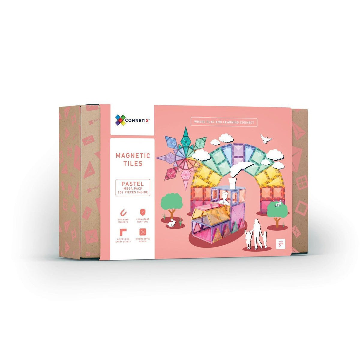 Connetix Pastel Mega Pack 202 pieces – Dilly Dally Kids