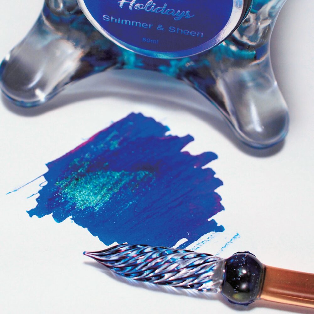 哲磋工房ガラスペン with me! ぽちょぺん ブルー 【公式通販】