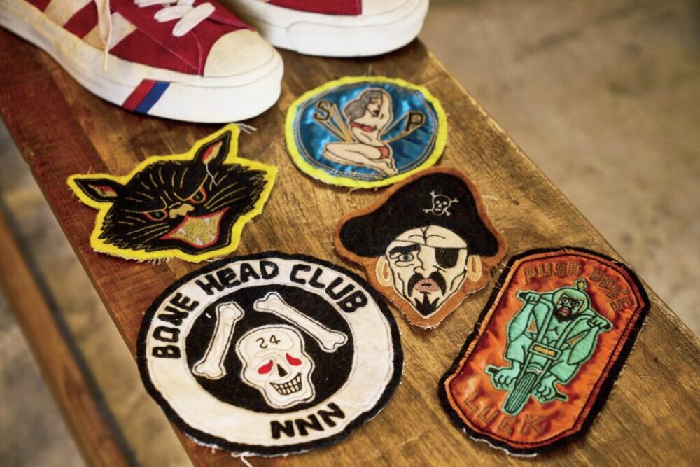 ビンテージ50s デビル 悪魔 ノースノーネーム ワッペン ミッド