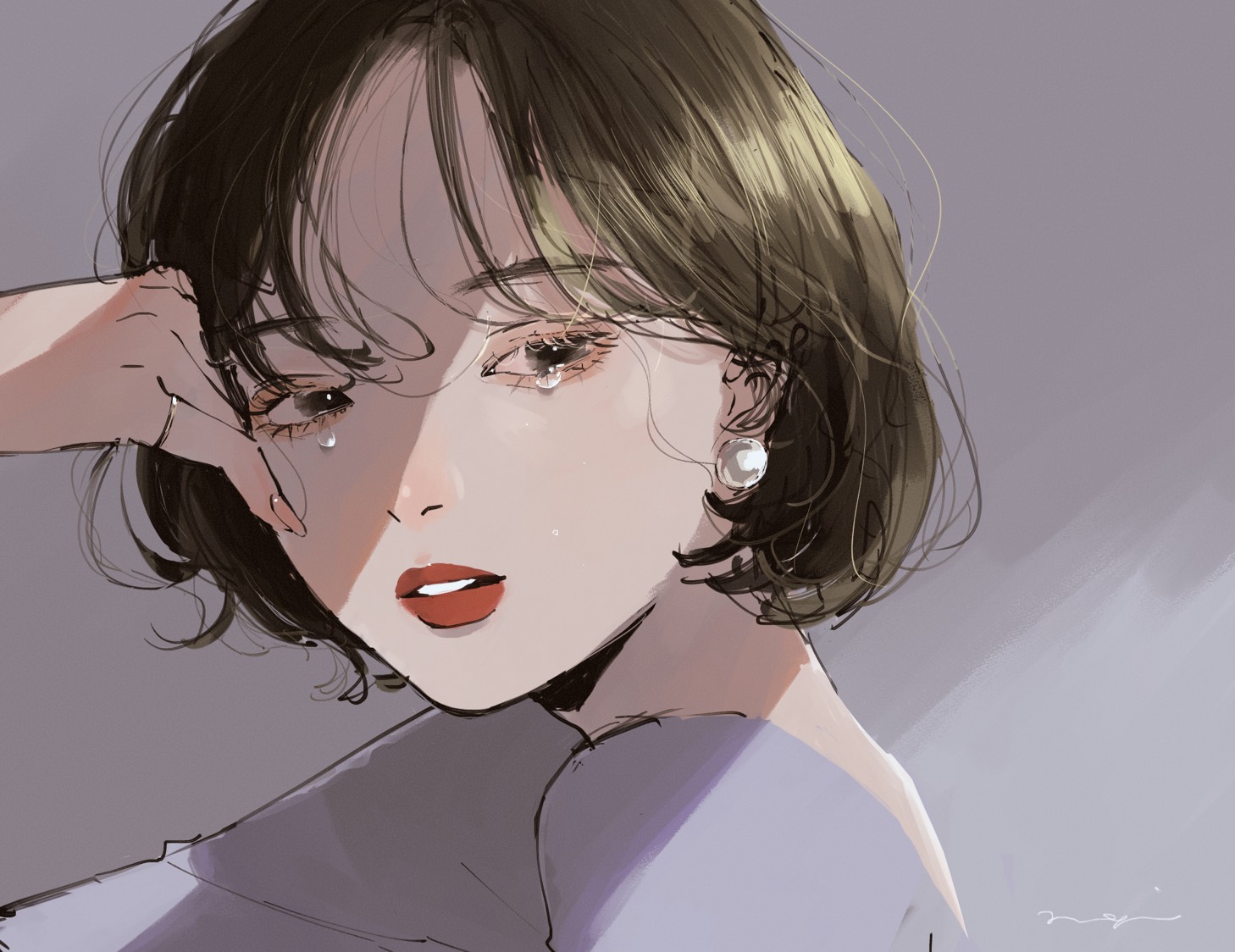 凪 イラスト「秋津」ジークレー画 絵画 サイン入り 凪 イラスト「秋津