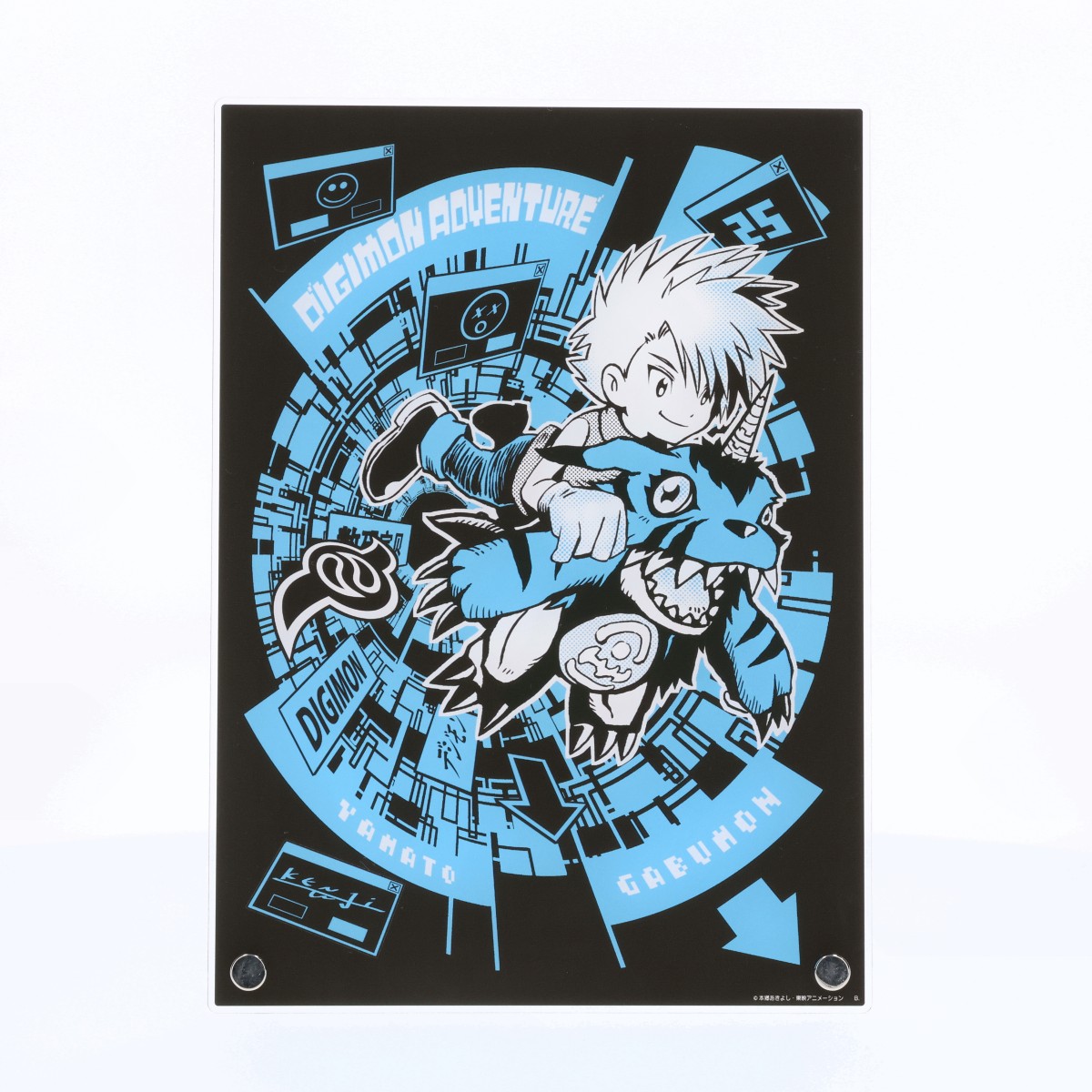 渡辺けんじ氏デザイン デジモンアドベンチャー25周年アクリルボード