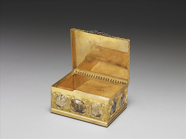 金嵌瑪瑙鼻煙盒- 故宮