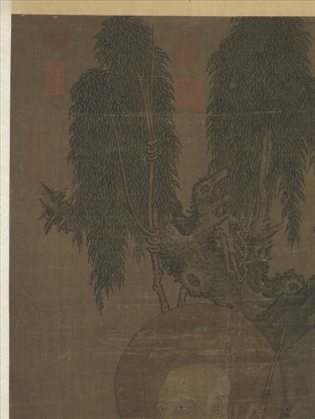 宋李嵩畫羅漢軸- 故宮