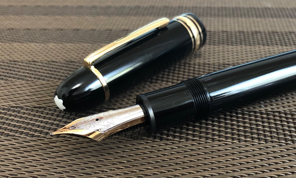 モンブラン マイスターシュテュック 149 万年筆 18C 3帯 B 太字