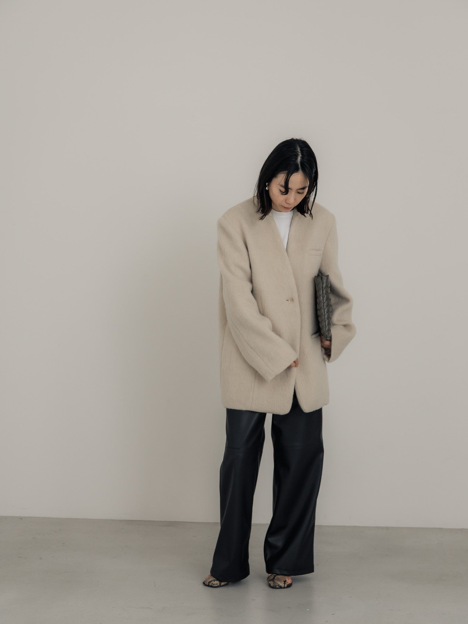 新品未使用】digne shaggy jacket coat shaggy jacket coat – digne.online