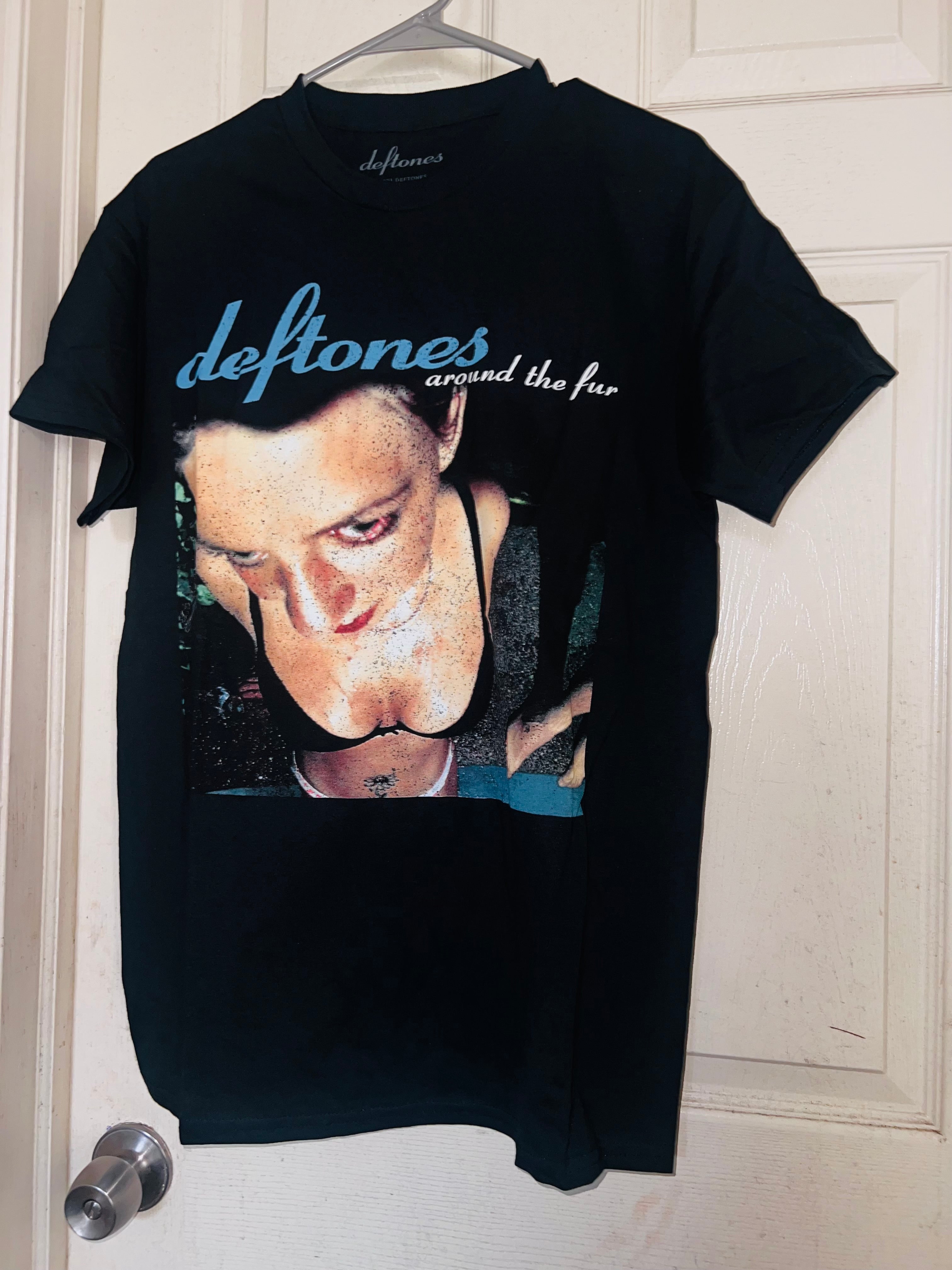Deftones Around the Fur Oversized Distressed Tee – Distressed Out