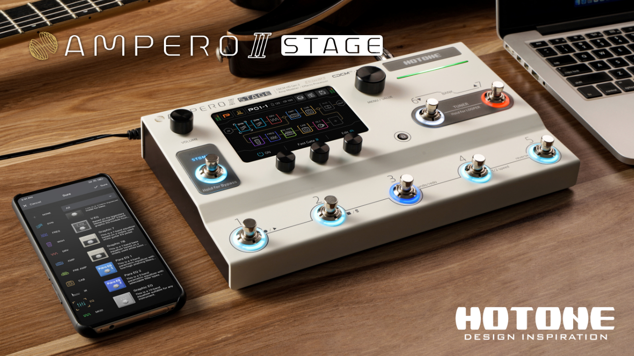 HOTONE（ホットトーン）から「AMPERO II STAGE」が発売！