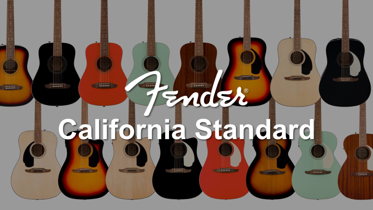 Fender California StandardよりアコギNEWモデル全16機種登場！