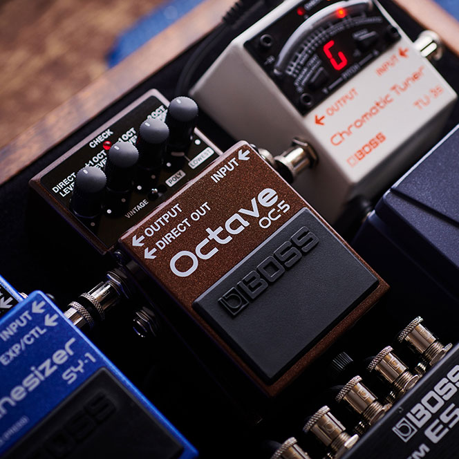 オクターブペダルのニュースタンダード「BOSS OC-5」発売！ - Discover