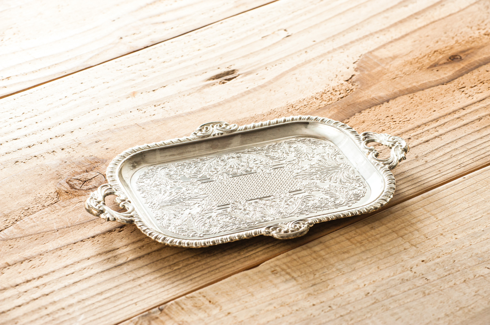 セール（18日まで）　純銀　ガラード　GARRARD トレイ 純銀 ガラード GARRARD トレイ