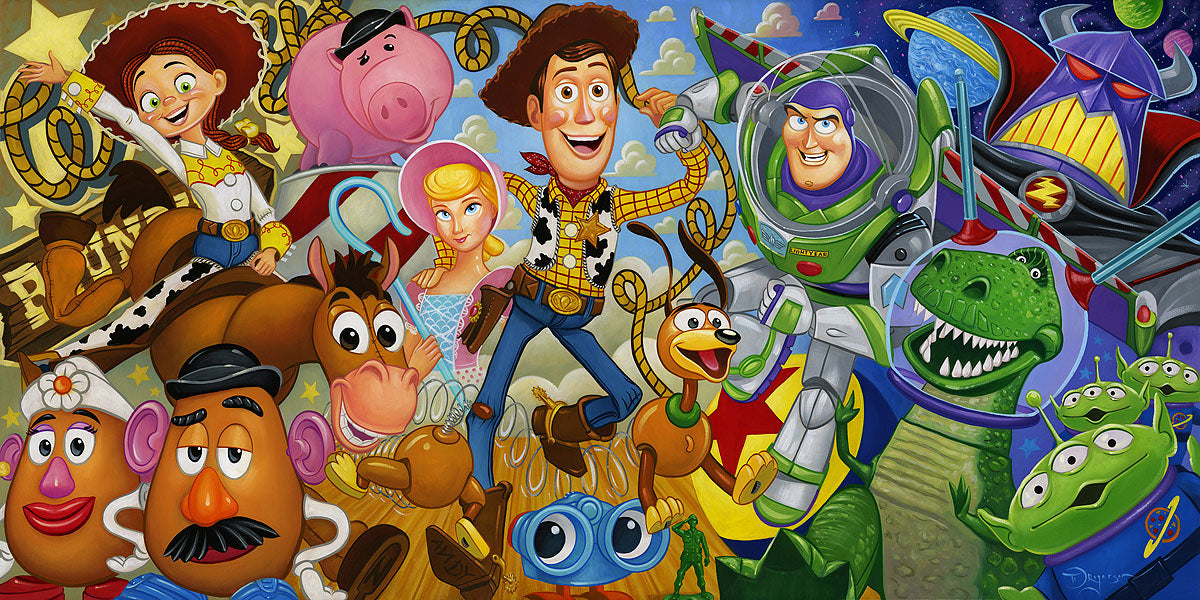 Cast of Toys - Disney Limited Edition By Tim Rogerson – Disney Art