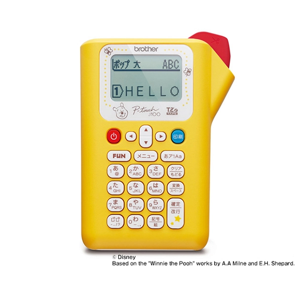 PT-J100PHY(人気のキャラクタータイプ)｜ブラザーダイレクトクラブ