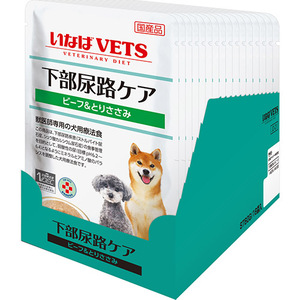 いなばVETS 下部尿路ケア ビーフ＆とりささみ 【定期お届け】(60g