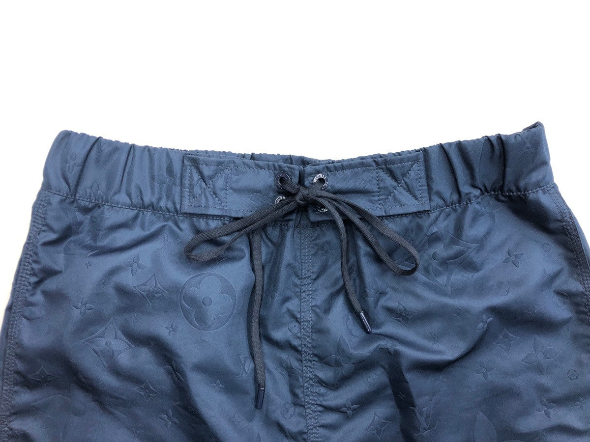 ルイヴィトン・モノグラム総柄 3Dポケット付 スイムパンツ(M)