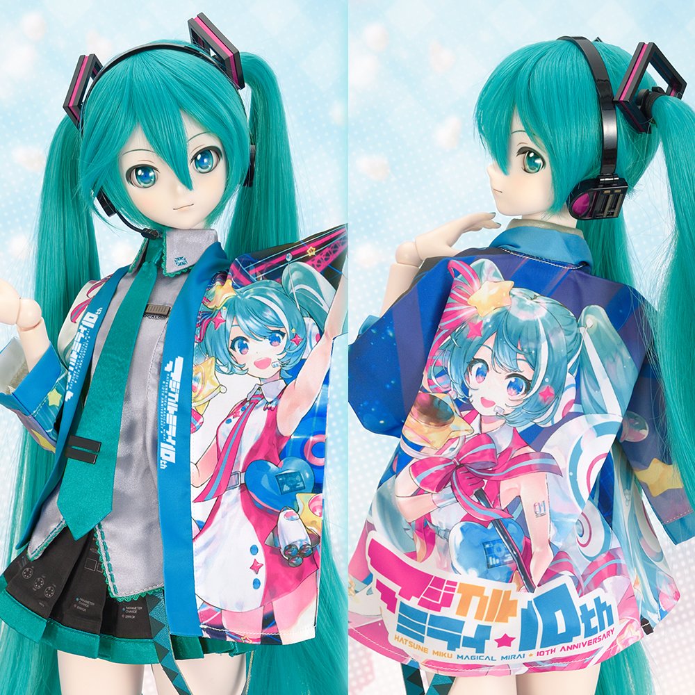 初音ミク ドール 缶バッジ ボークス（VOLKS） 初音ミク × ドルフィー