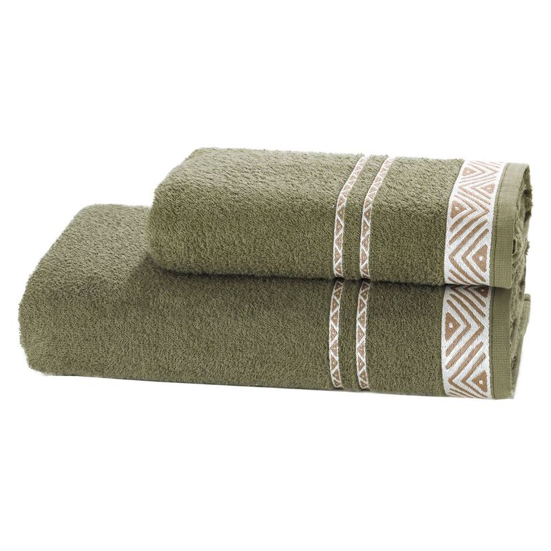 Toalha de Banho Premium FJ-7681 Verde 70x140cm - Döhler - Döhler