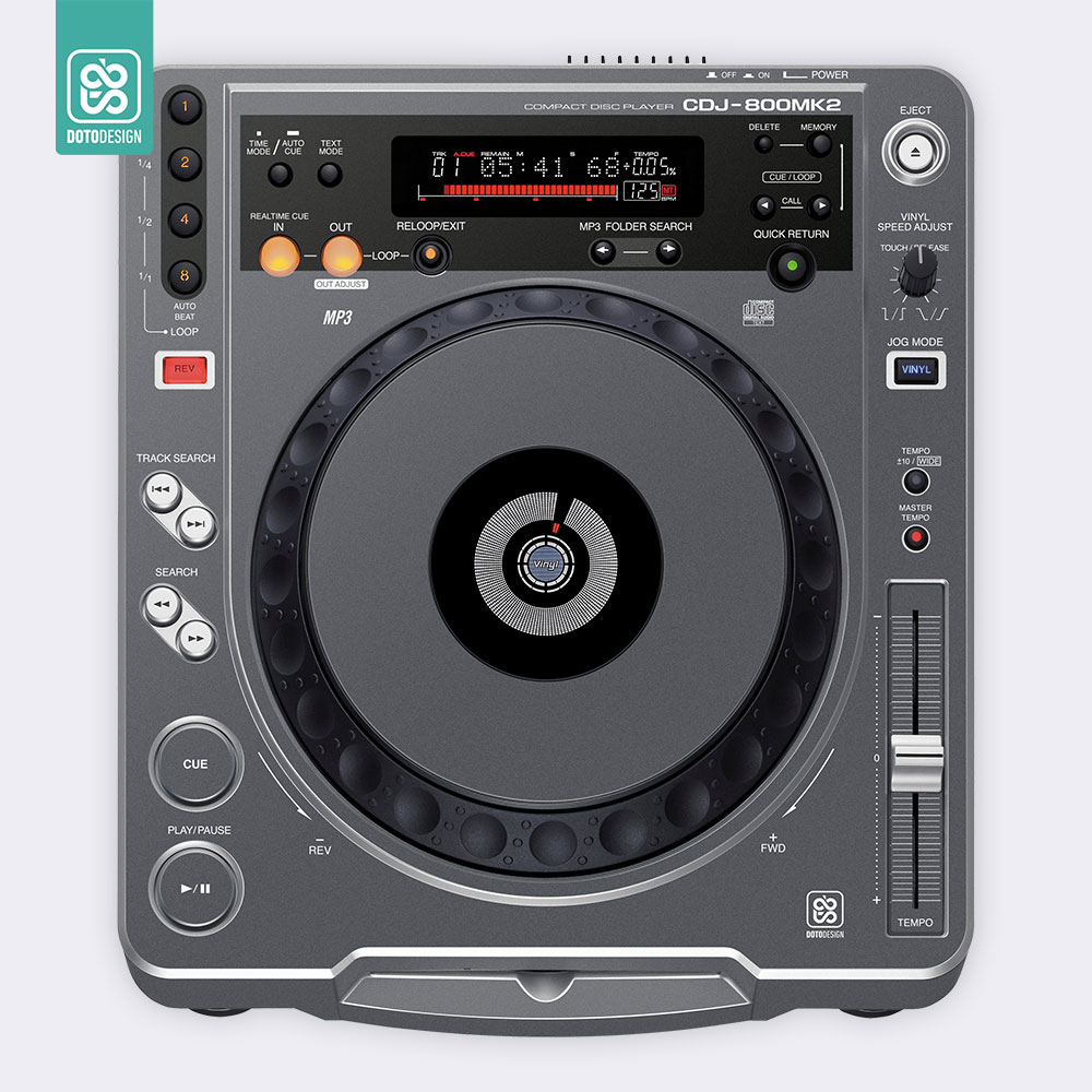 Skin Pioneer CDJ-800 MK2