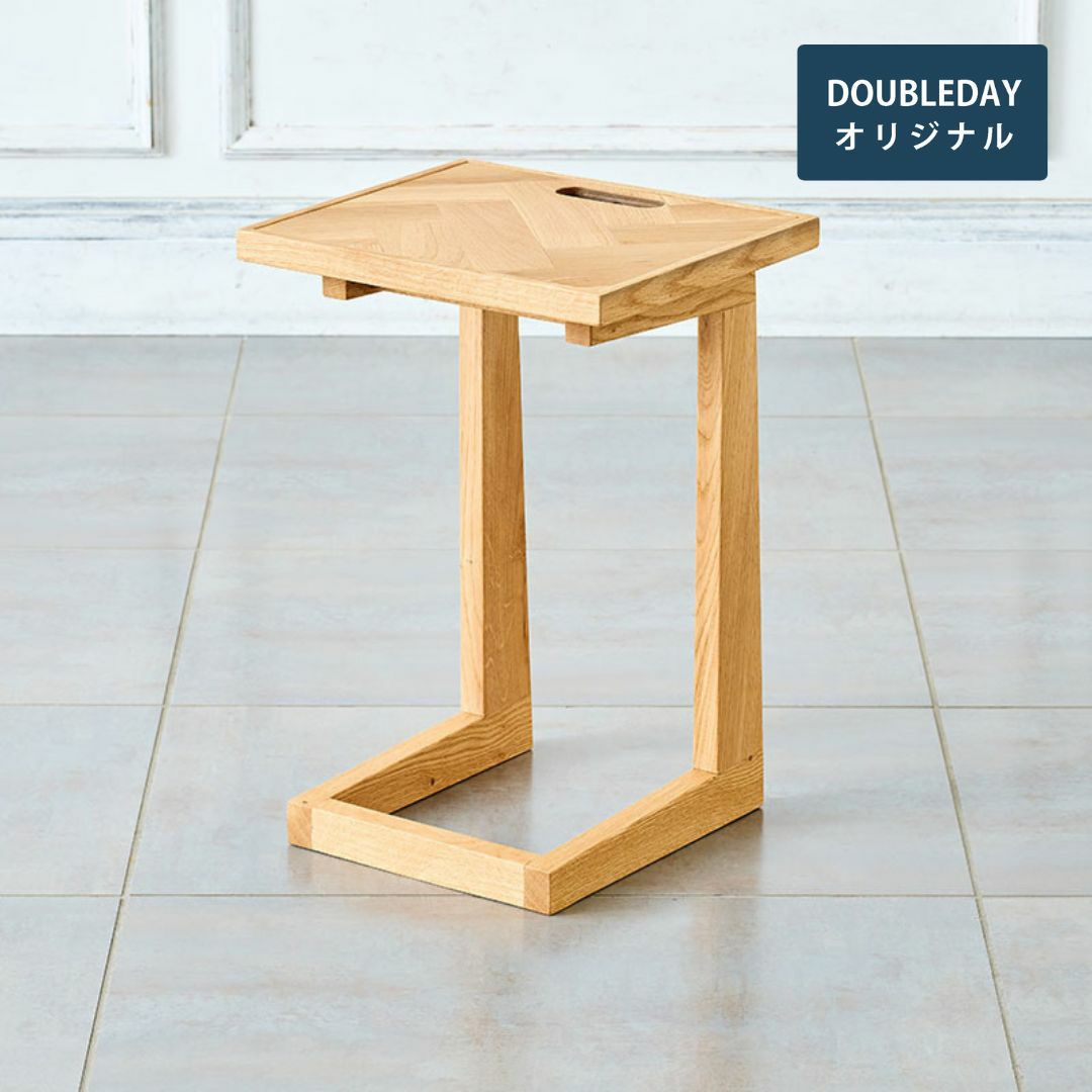 ヘリンボーンの折りたたみテーブル【ハンドメイド家具】 ヘリンボーン