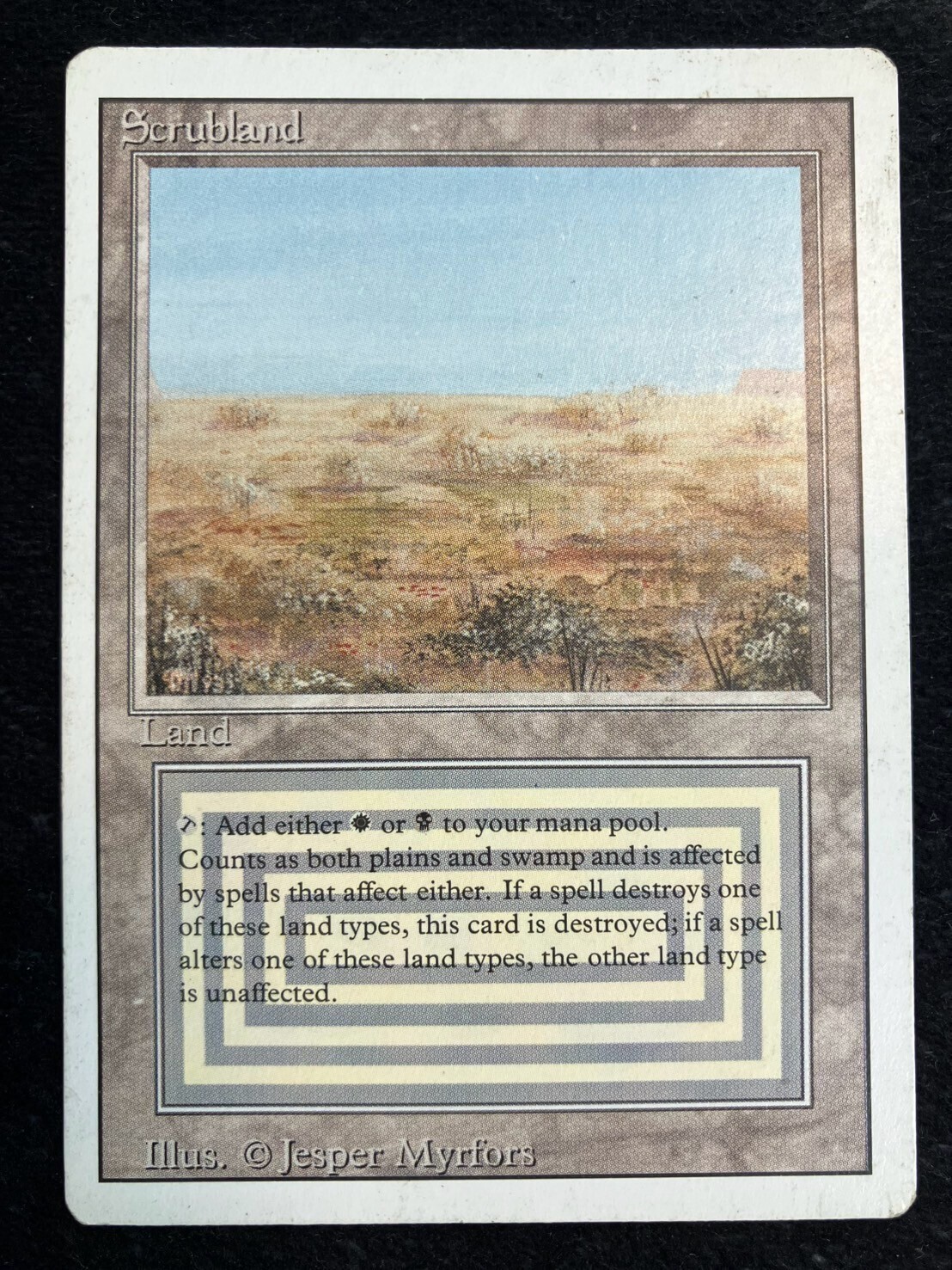 Scrubland プレイマット