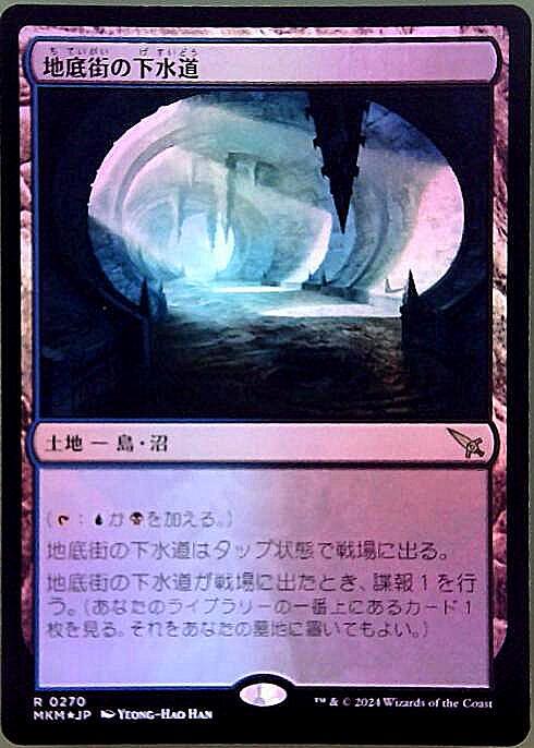 MTG 地底街の下水道 2枚 中国語 MTG 地底街の下水道 2枚 中国語 MTG