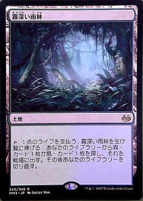MTG 霧深い雨林 4枚セット 霧深い雨林 英語版 4枚 mtg 霧