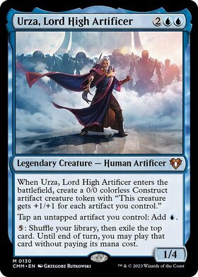 MH1)Urza Lord High Artificer(F)/最高工匠卿、ウルザ | (FOIL)神話