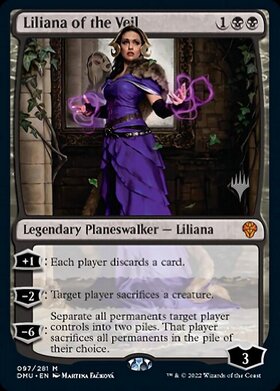 DMU)Liliana of the Veil(プロモP)(F)/ヴェールのリリアナ | (FOIL