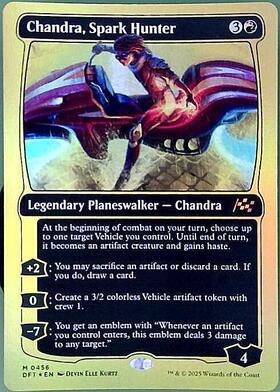 MTG 灯を追う者、チャンドラ フラクチャーfoil foil 英語 英