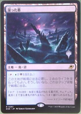 MTG 湿った墓 ギャラクシー・Foil ボーダーレス 4枚 ギャラクシー