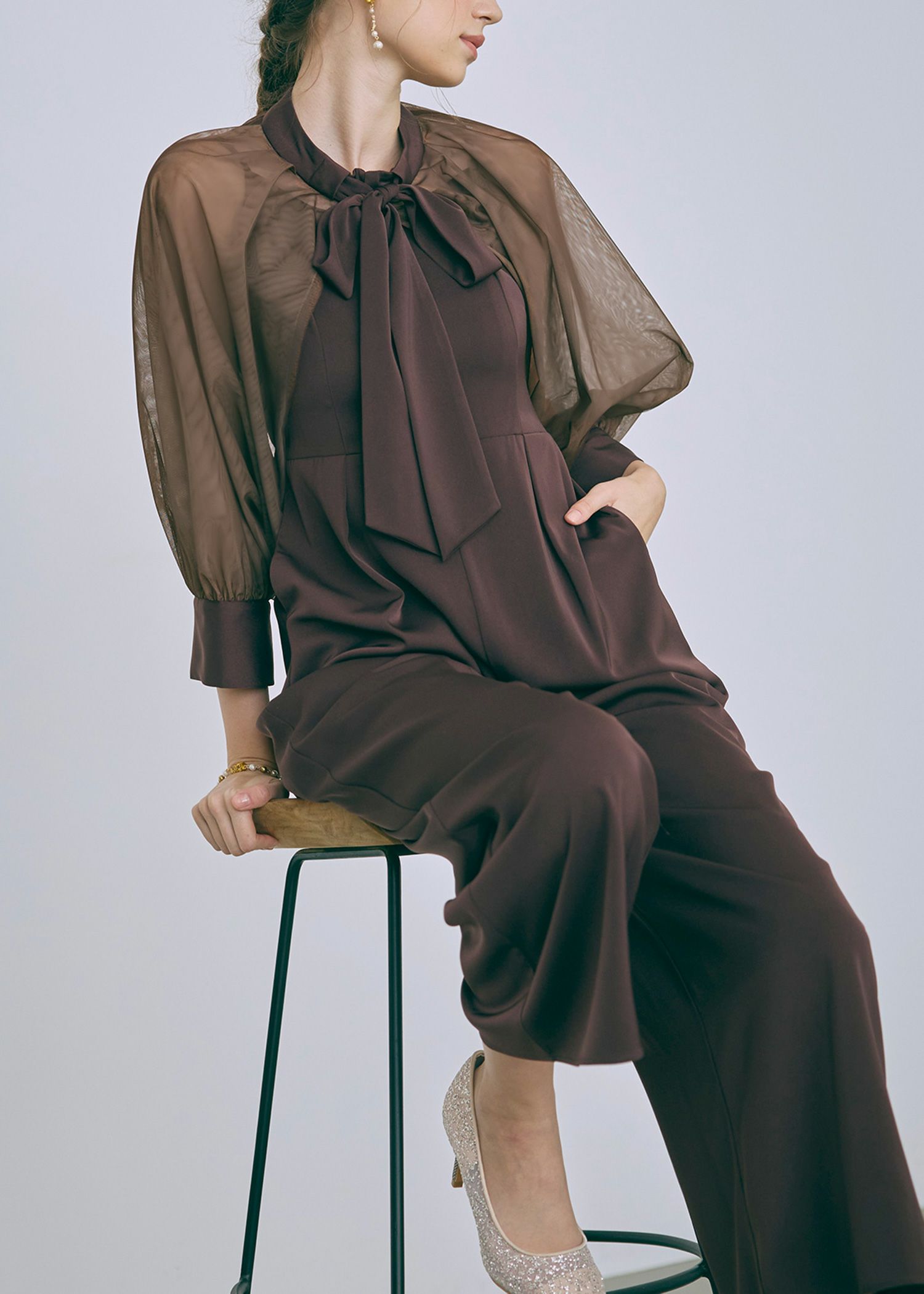 Lace layered rap pants dressのドレス|Dorry Doll / LE'RURE