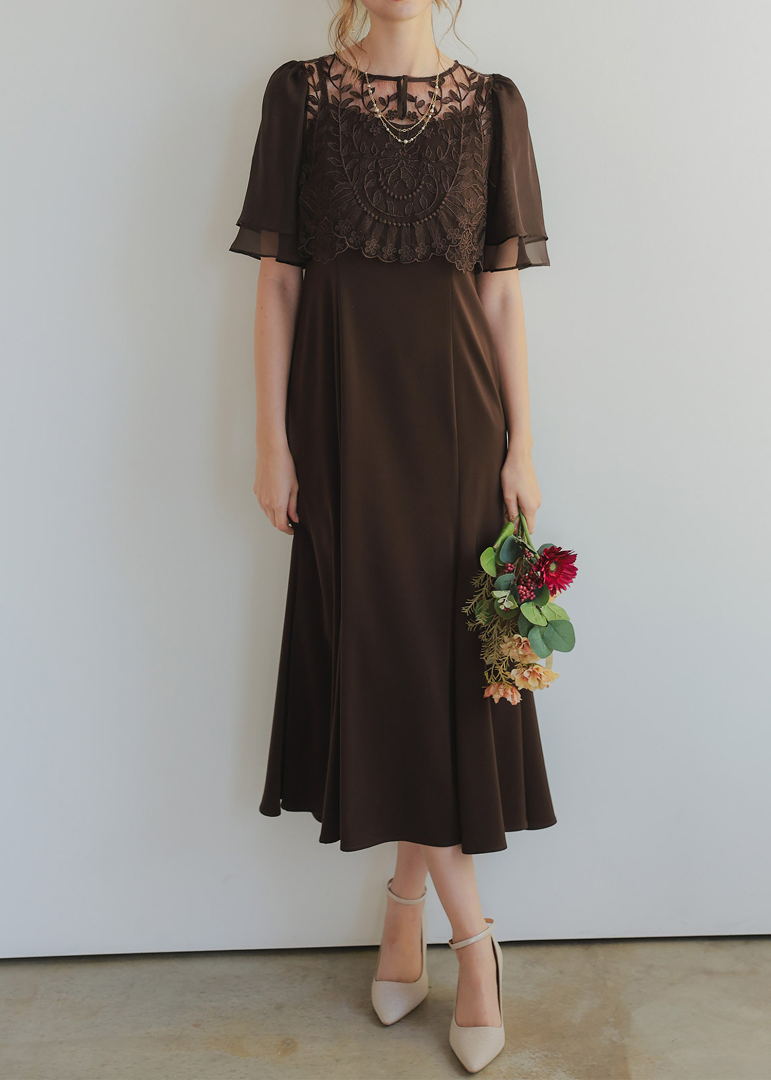 リーフブラウスマーメイドドレス|DorryDoll