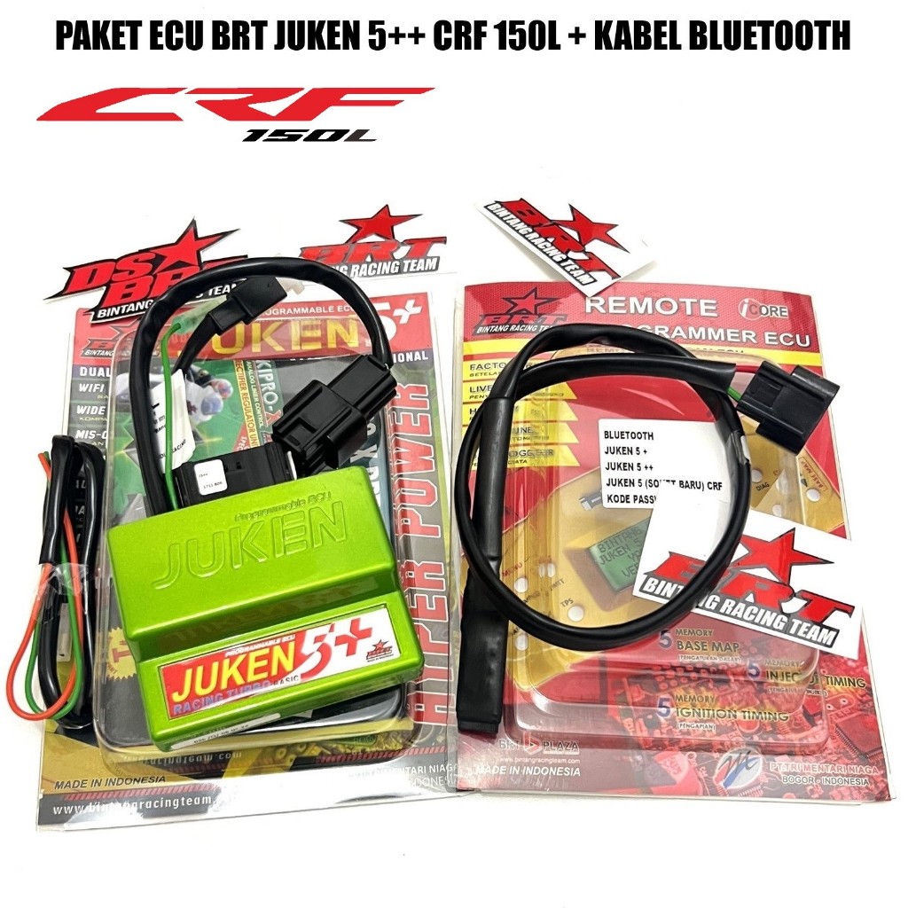 Jual PAKET ECU BRT JUKEN 5 5++ PLUS & KABEL BLUETOOTH Honda CRF