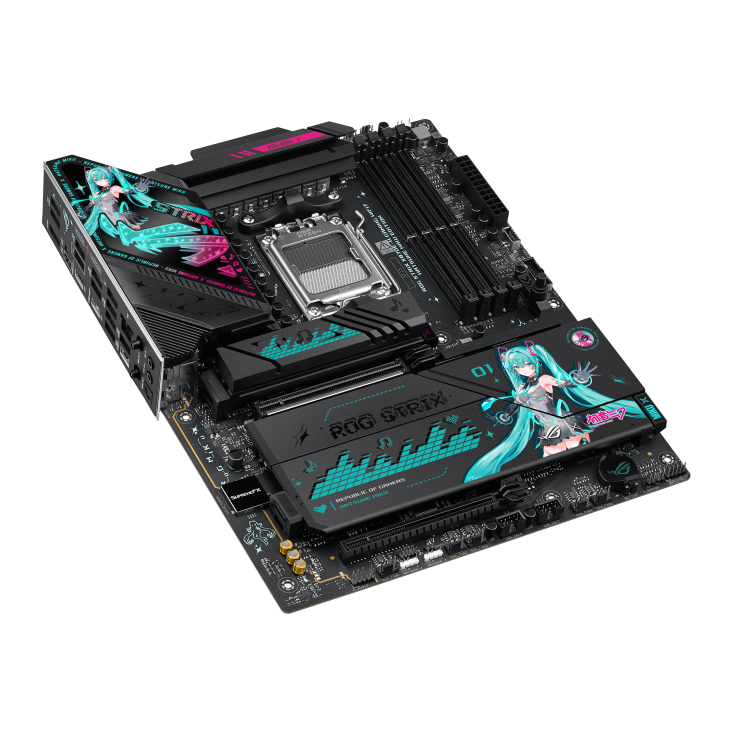 ROG STRIX X870E-H GAMING WIFI7 HATSUNE MIKU EDITION | ROG Strix