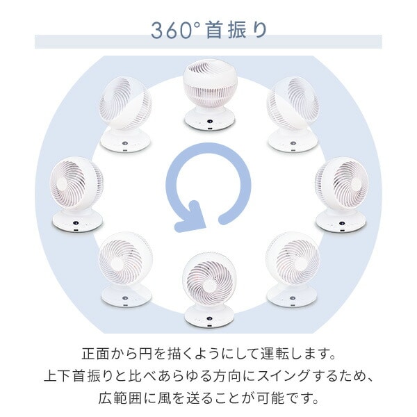 dショッピング |サーキュレーター 360°首振り dcモーター 全分解