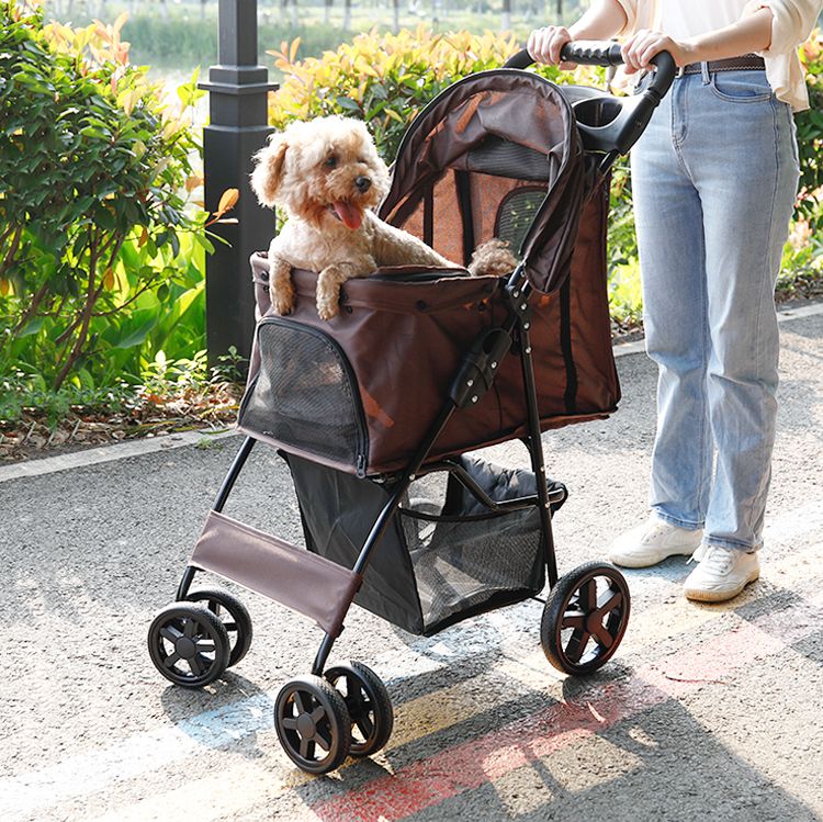 dショッピング |折りたたみ ペットカート 4輪 多頭 小型犬 中型犬