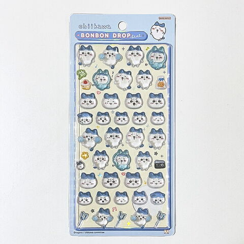 dショッピング |ちいかわ ハチワレ ボンボンドロップシール 文具