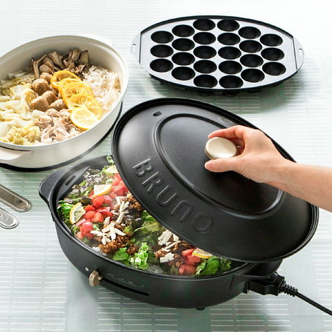 dショッピング |［ BRUNO crassy+ オーバルホットプレート ］ ブルーノ