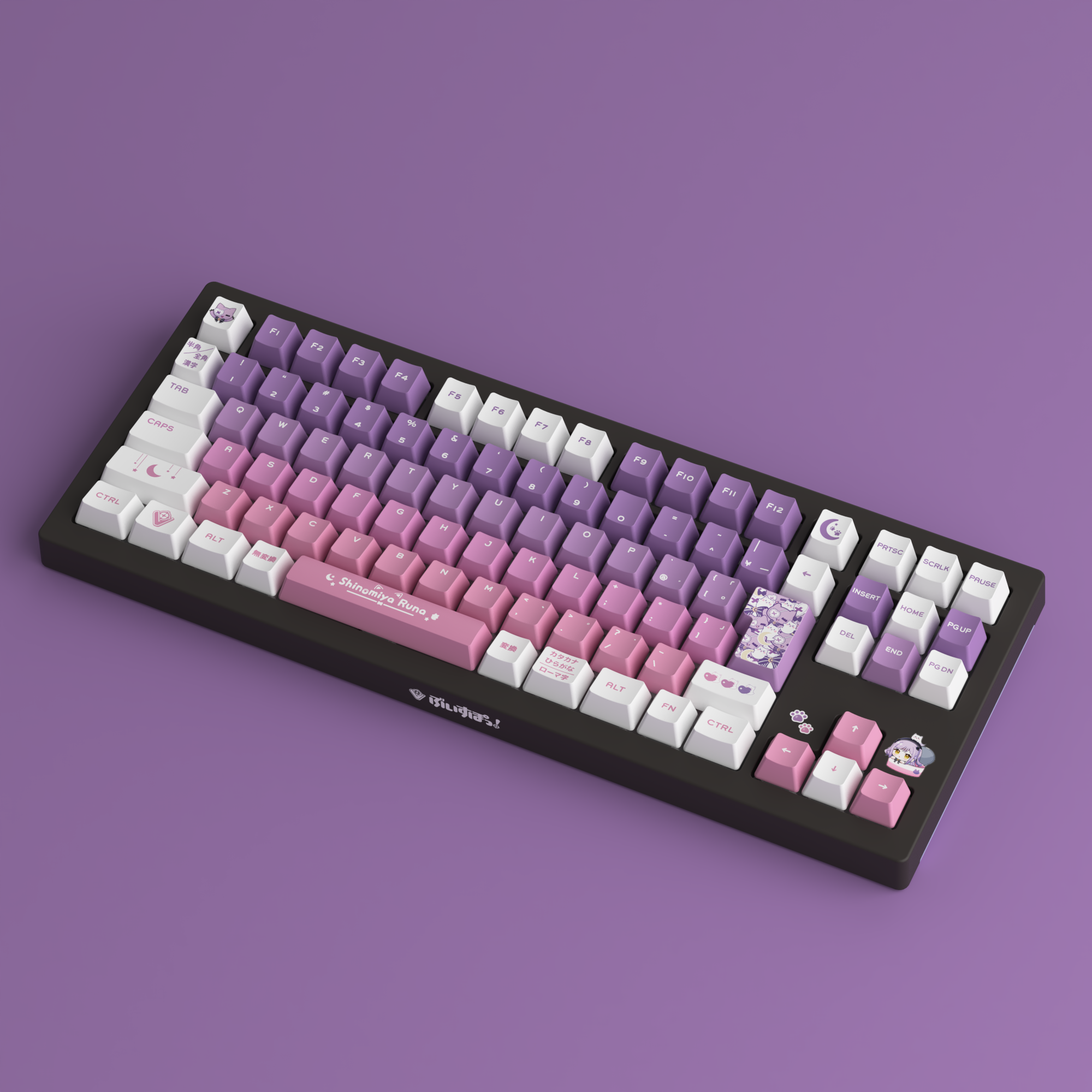 紫宮るな キーボード」 （シュリンク付き未開封・グッズ整理のため出品