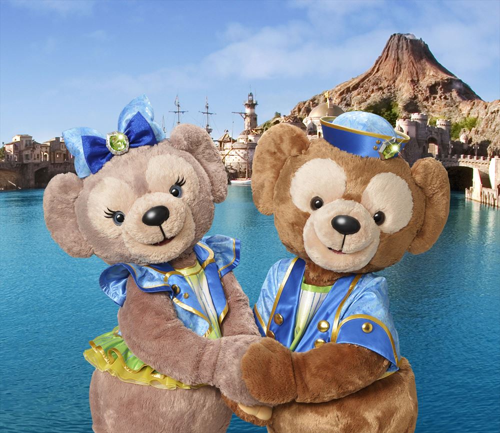 ダッフィー ジェラトーニ シェリーメイ ぬいぐるみバッチ ダッフィー