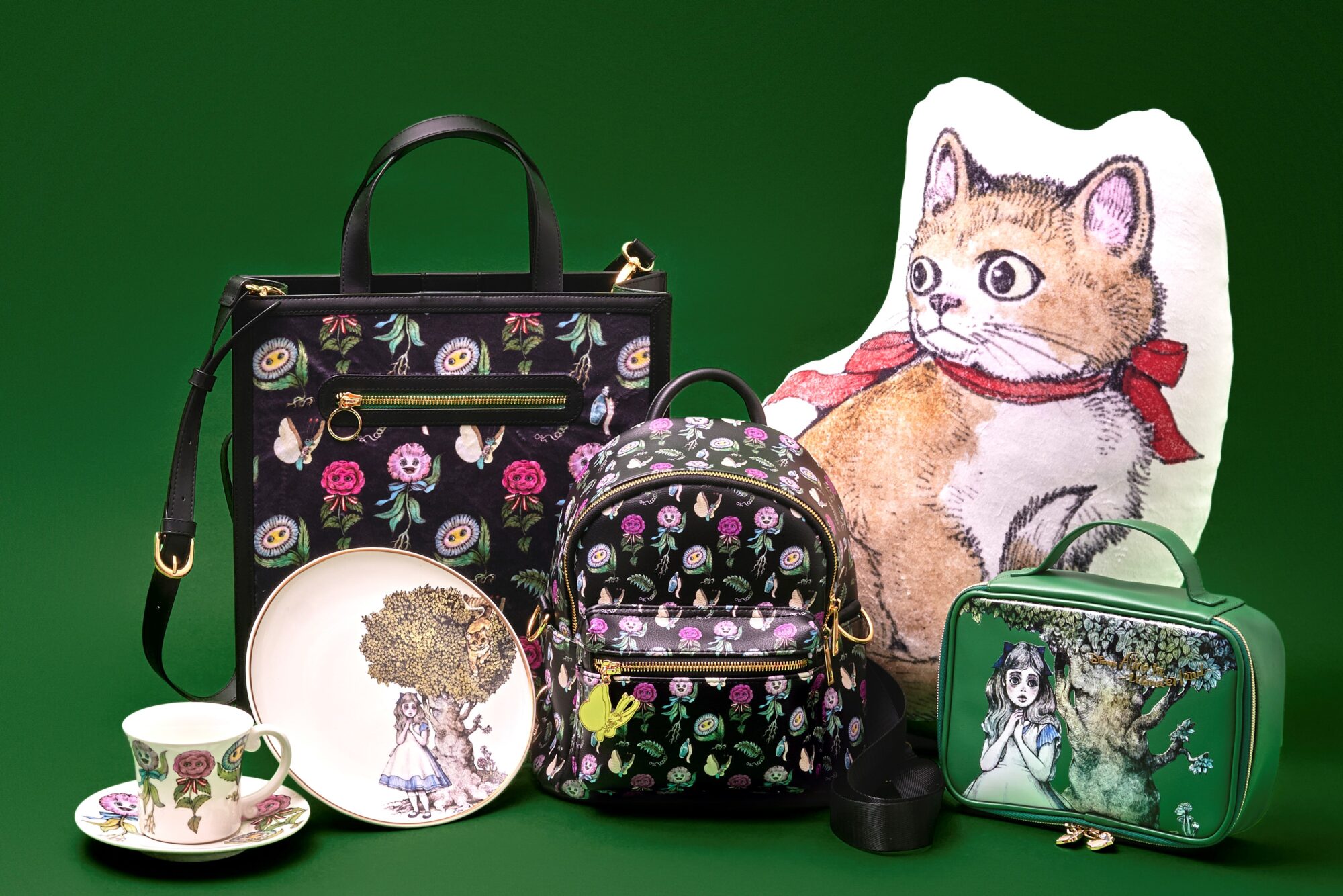 ヒグチユウコ 複製画 ALICE in WONDERLAND 額装】複製画 ALICE